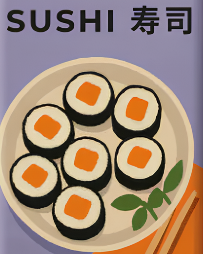 Miniktuval™ Japonya Esintisi - Mini Sayılarla Boyama Seti