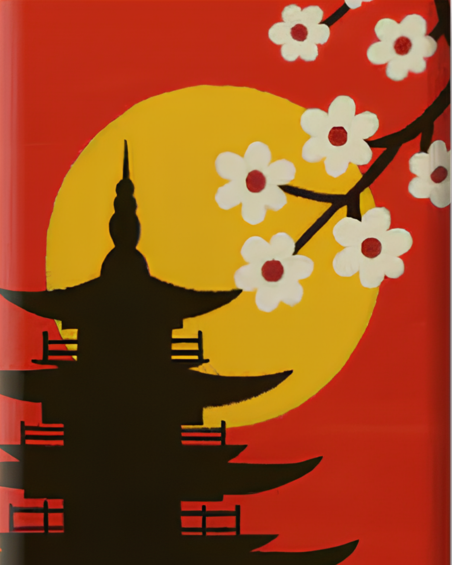 Miniktuval™ Japonya Esintisi - Mini Sayılarla Boyama Seti