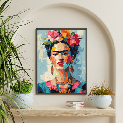 Miniktuval™ Artistik Frida -Sayılarla Boyama seti