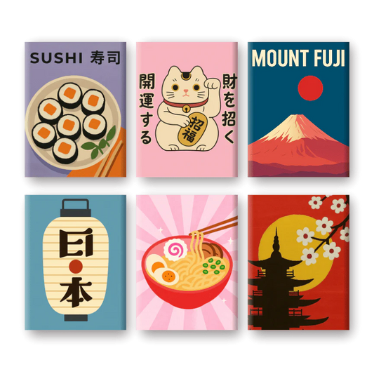 Miniktuval™ Japonya Esintisi - Mini Sayılarla Boyama Seti